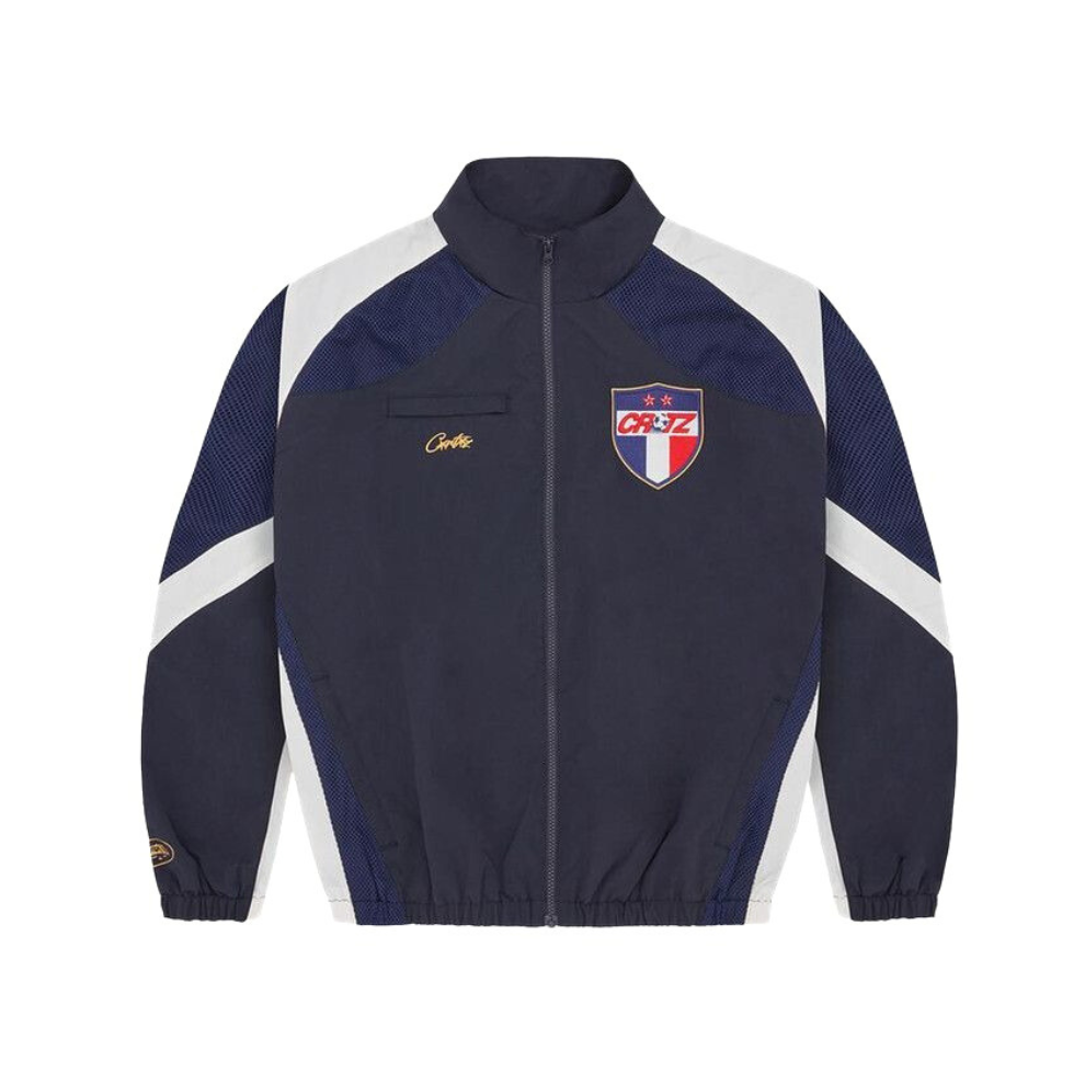 Buy Corteiz Francais Shuku Jacket Navy/White | Krewsa South Africa