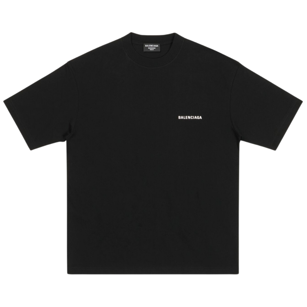 Buy Balenciaga MEN'S LOGO T-SHIRT MEDIUM FIT IN BLACK | Krewsa South Africa