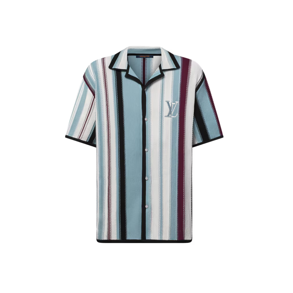 Buy Louis Vuitton Striped Crochet Short-Sleeved Shirt | Krewsa South Africa
