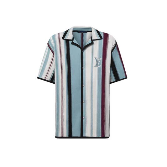 Buy Louis Vuitton Striped Crochet Short-Sleeved Shirt | Krewsa South Africa