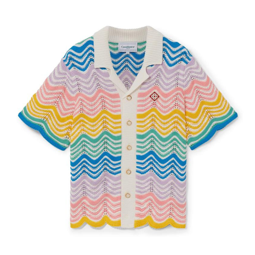 Buy CASABLANCA Gradient Wave Knit Shirt | Krewsa South Africa