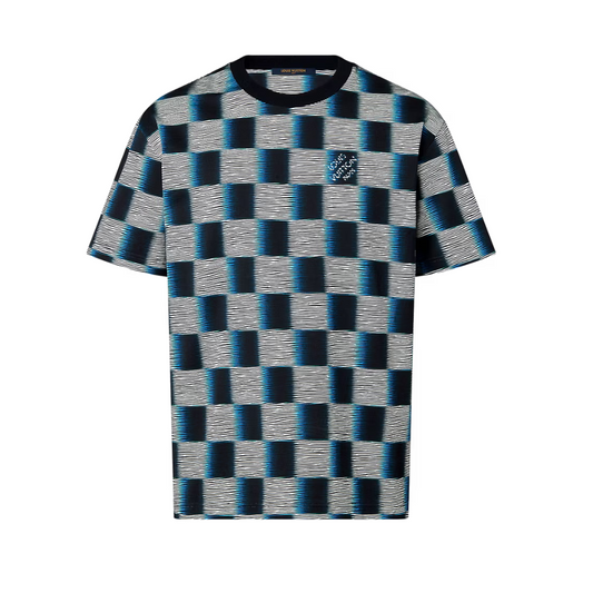 Buy LOUIS VUITTON Damier Short-Sleeved Cotton T-Shirt | Krewsa South Africa