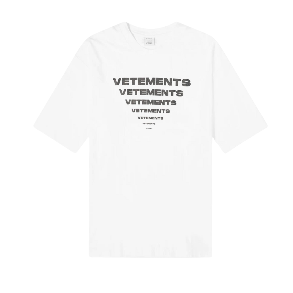 Buy VETEMENTS PYRAMID LOGO T-SHIRT White | Krewsa South Africa