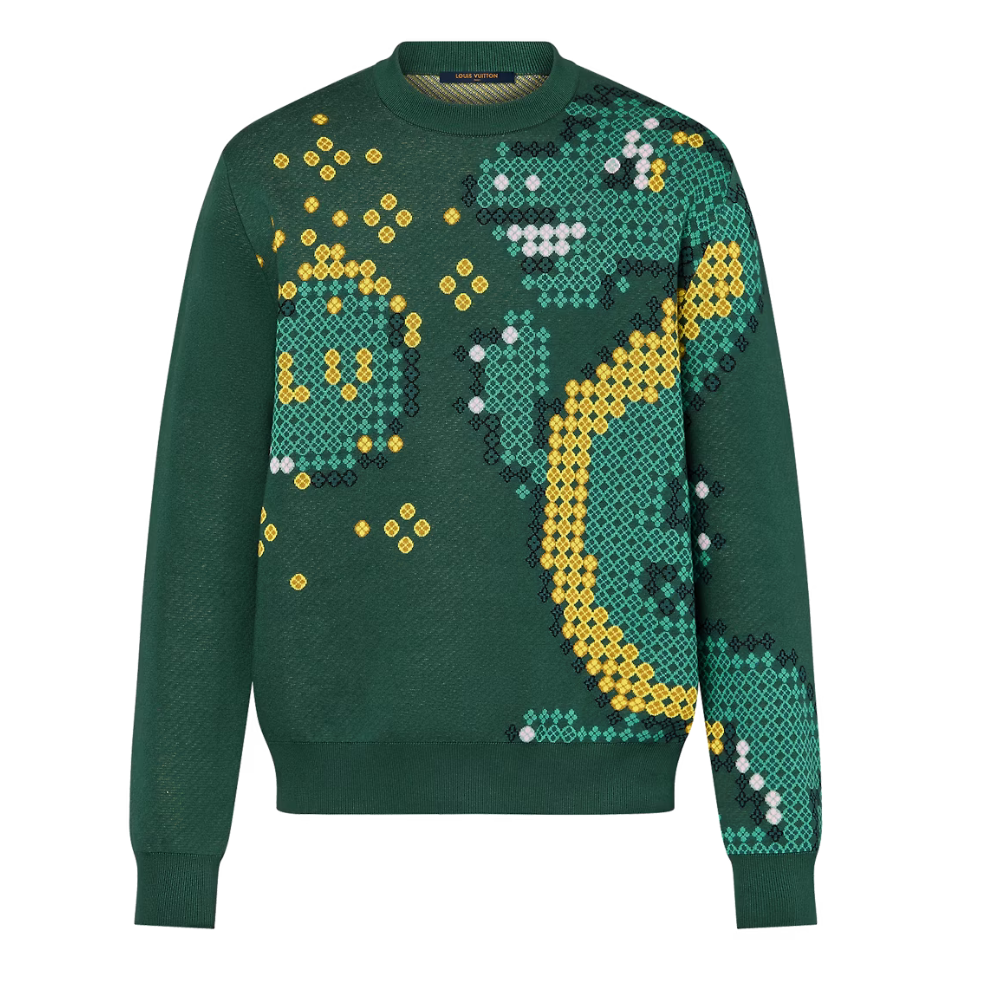 Buy LOUIS VUITTON Cotton Jacquard Crewneck | Krewsa South Africa