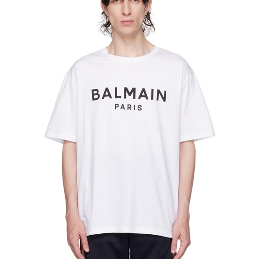 Buy BALMAIN White Printed T-Shirt | Krewsa South Africa