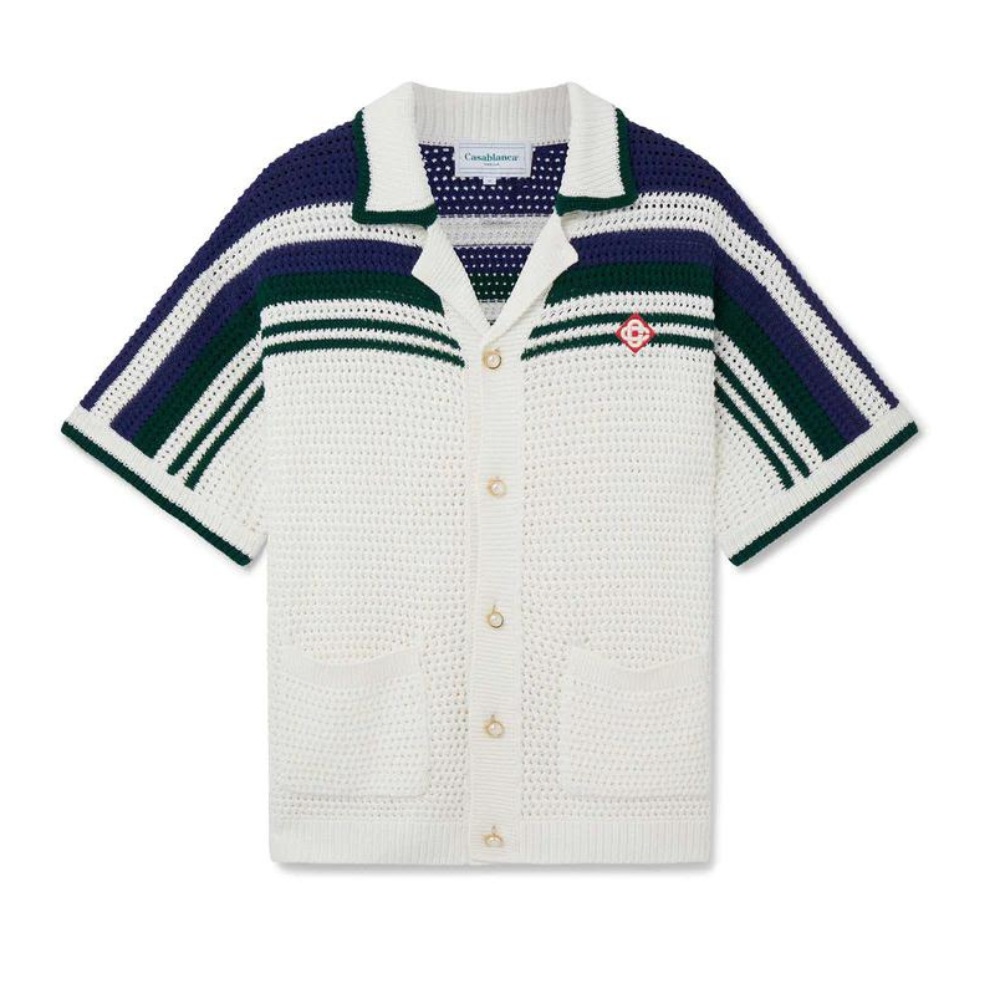 Buy CASABLANCA Crochet Tennis Shirt | Krewsa South Africa