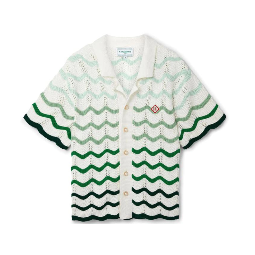 Buy CASABLANCA Wavy Gradient Crochet Shirt | Krewsa South Africa