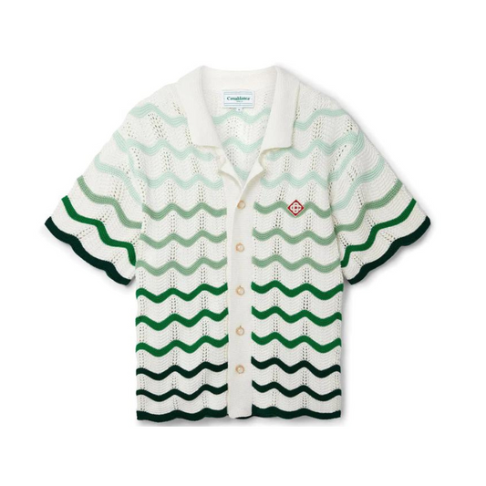 Buy CASABLANCA Wavy Gradient Crochet Shirt | Krewsa South Africa