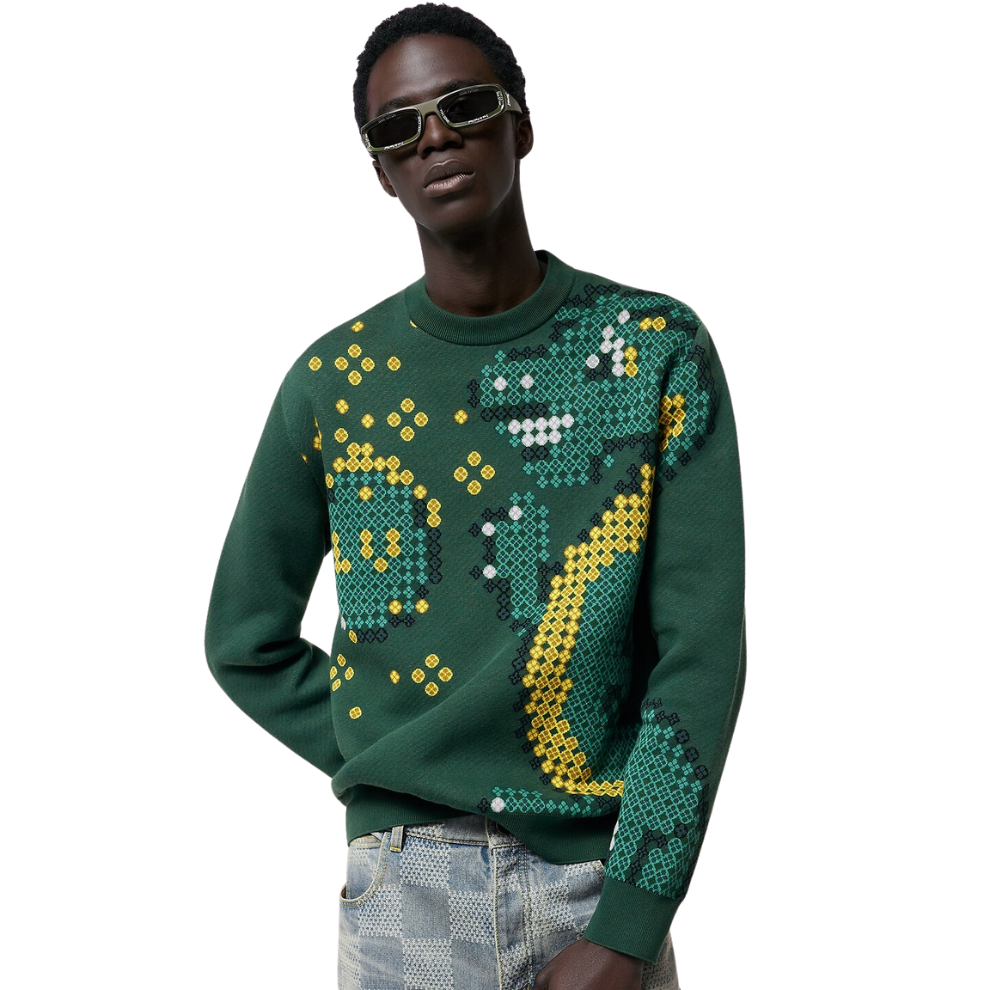 Buy LOUIS VUITTON Cotton Jacquard Crewneck | Krewsa South Africa