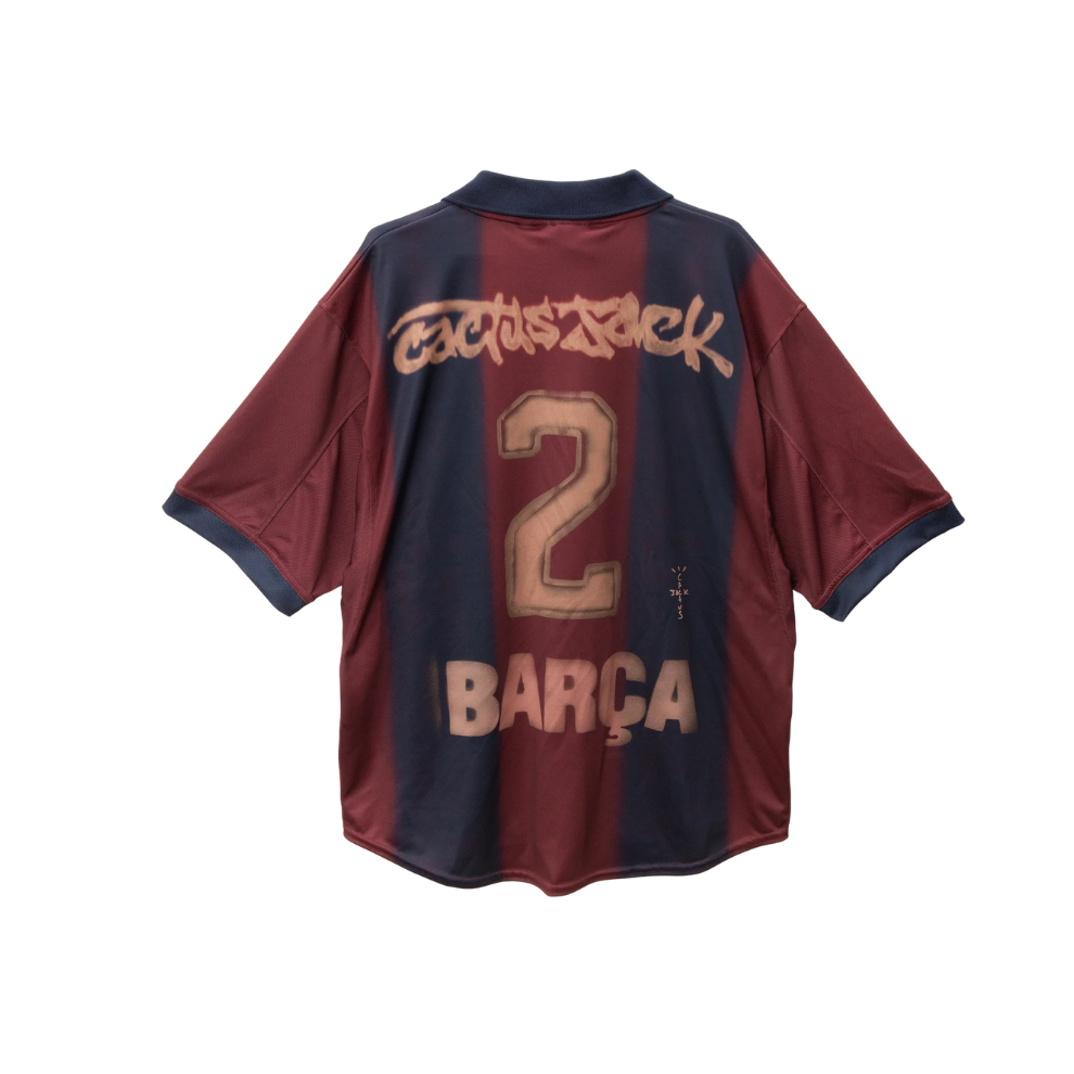 Buy CJ X NIKE X FC BARCELONA RETRO 2000/01 HOME SKELETON JERSEY | Krewsa South Africa