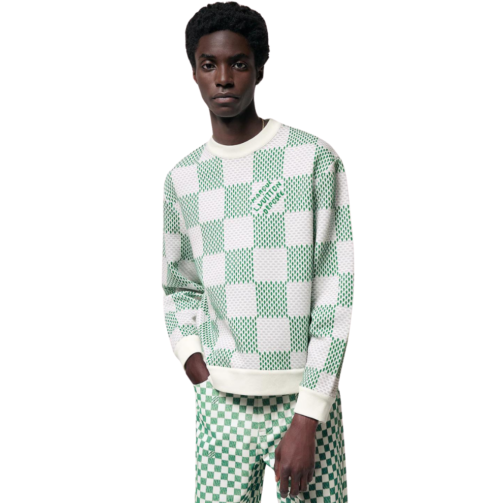Buy LOUIS VUITTON Damier Cotton Sweatshirt | Krewsa South Africa