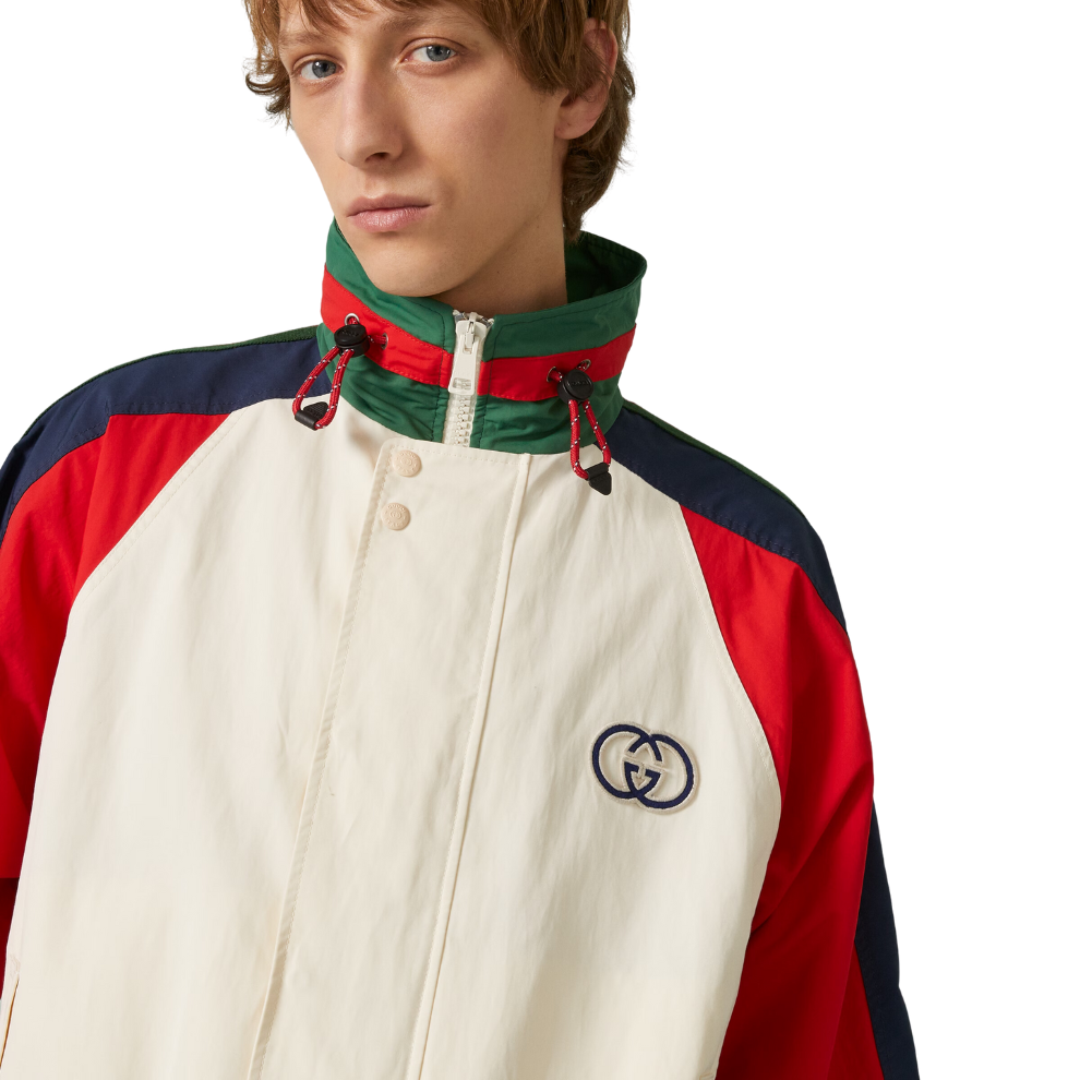 Buy GUCCI COTTON NYLON JACKET WITH PATCH | Krewsa South Africa