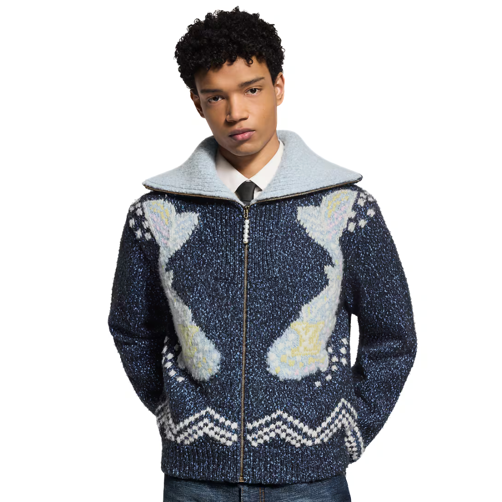 Buy LOUIS VUITTON Zippered Knitted Blouson | Krewsa South Africa