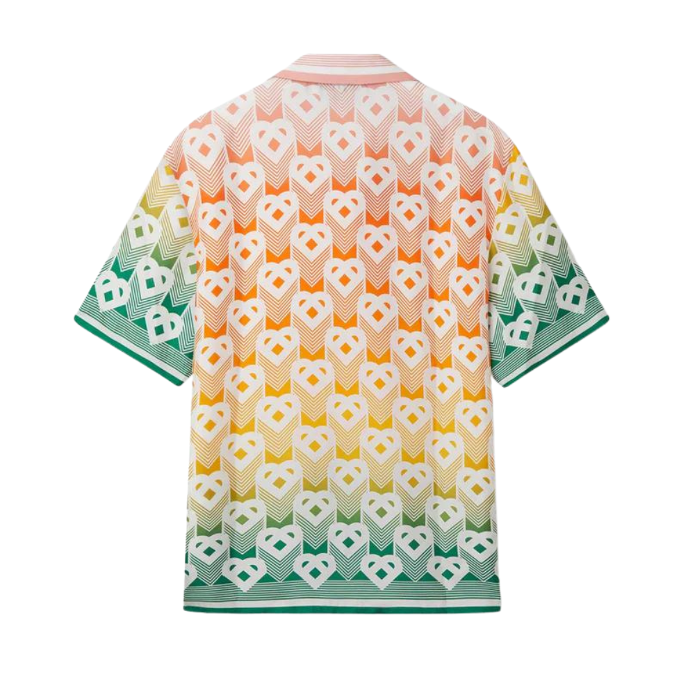 Buy CASABLANCA Gradient Heart Monogram Silk Shirt | Krewsa South Africa