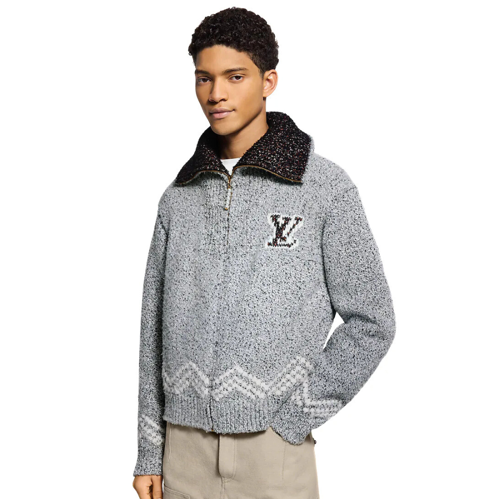 Buy LOUIS VUITTON Zippered Knitted Blouson | Krewsa South Africa