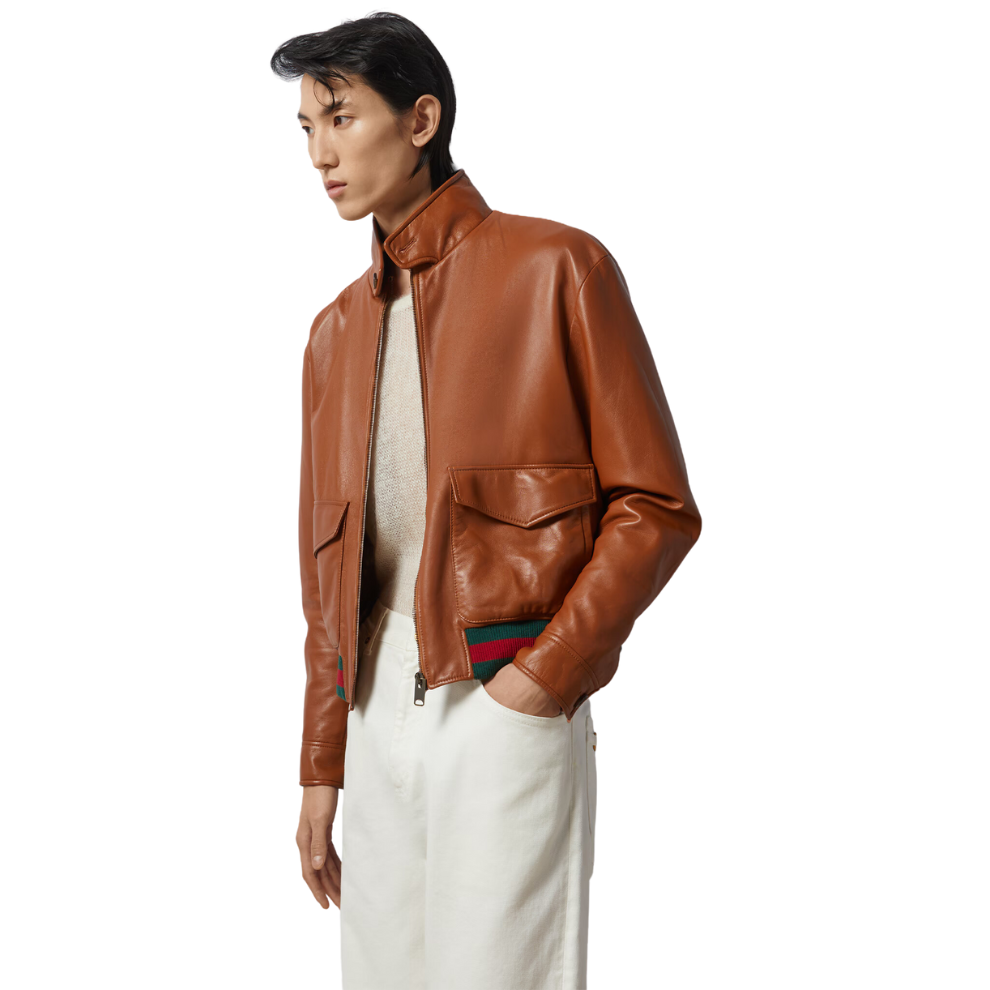 Buy GUCCI LEATHER BOMBER JACKET | Krewsa South Africa
