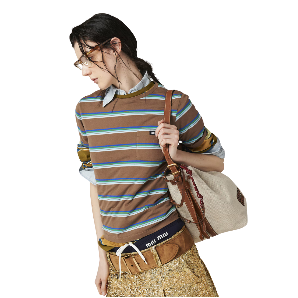 Buy MIU MIU Jersey T-shirt | Krewsa South Africa