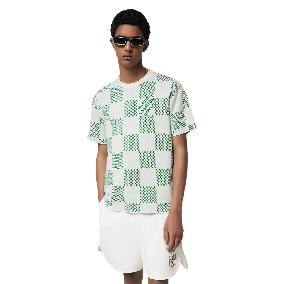 Buy LOUIS VUITTON Damier Knitted Short-Sleeved Crewneck | Krewsa South Africa