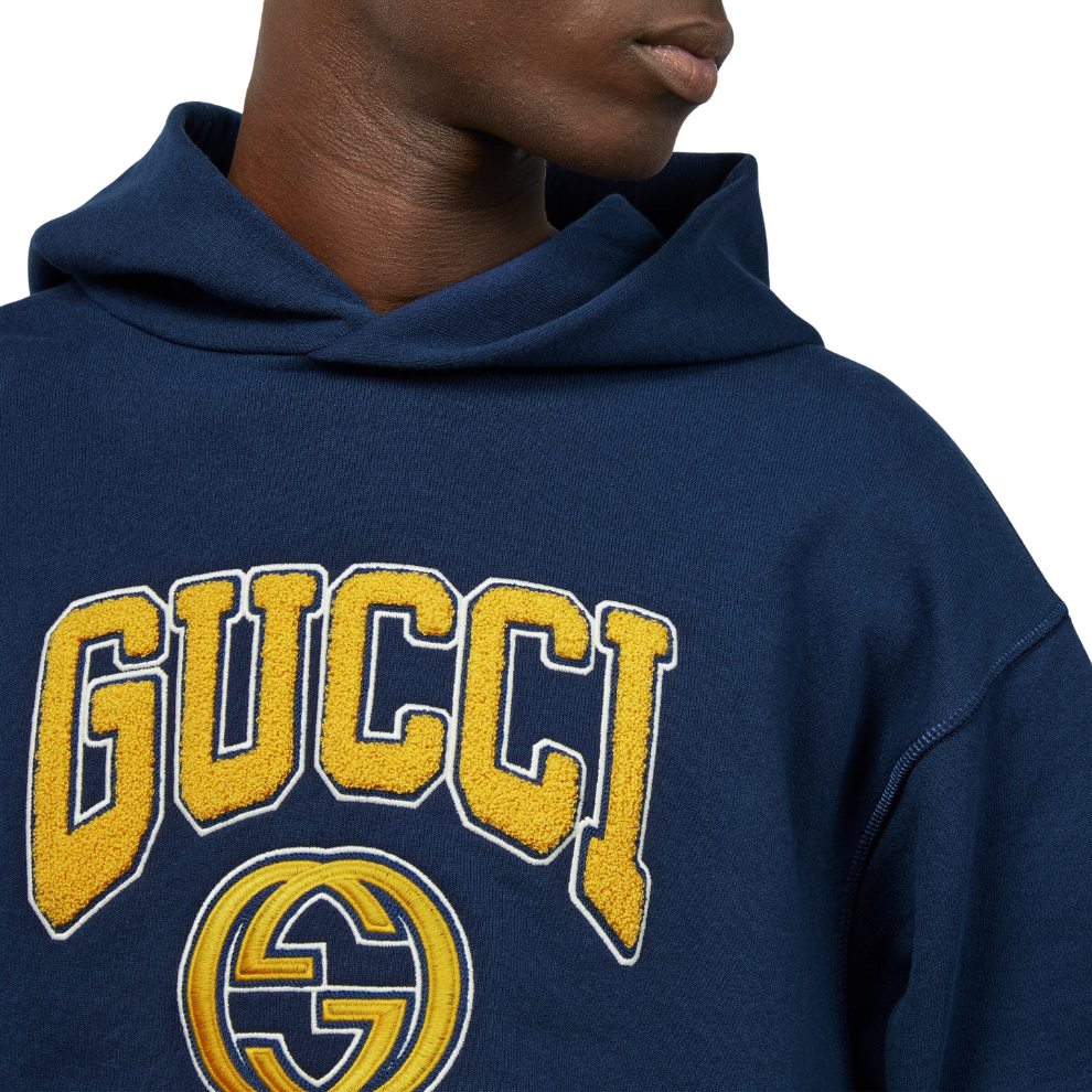 Buy GUCCI COTTON JERSEY HOODED SWEATSHIRT | Krewsa South Africa