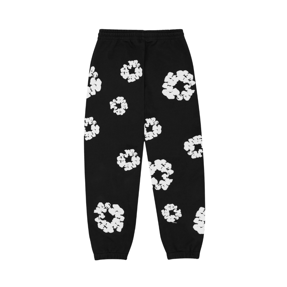Buy Denim Tears (The Cotton Wreath) Sweatpants Black | Krewsa South Africa