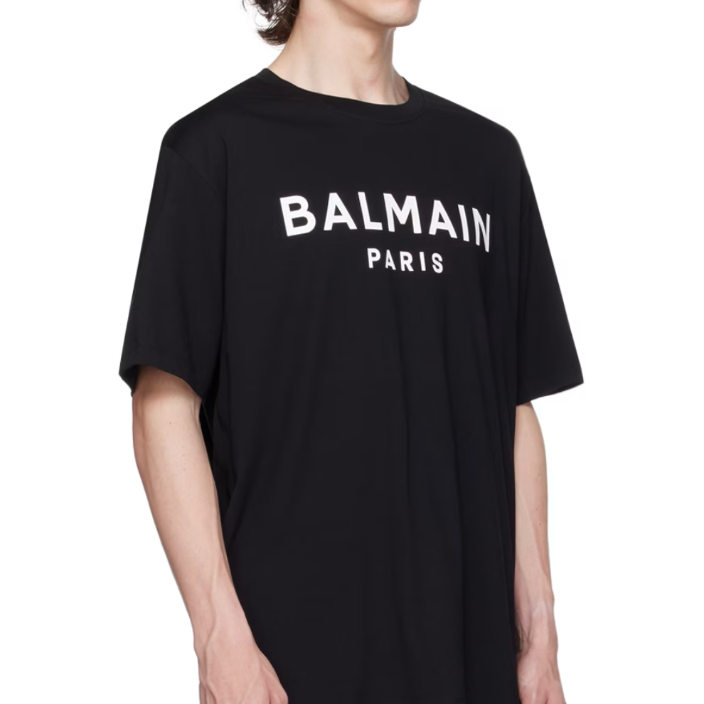 Buy BALMAIN Black Printed T-Shirt | Krewsa South Africa