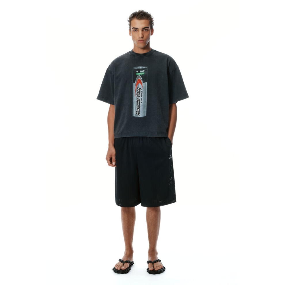Buy Alexander Wang Battery Logo-Print Graphic T-Shirt | Krewsa South Africa
