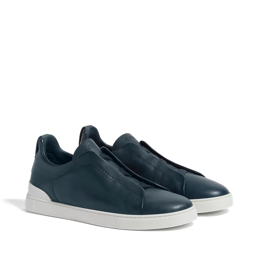 Buy ZEGNA Dark Teal Blue Triple Stitch™ | Krewsa South Africa