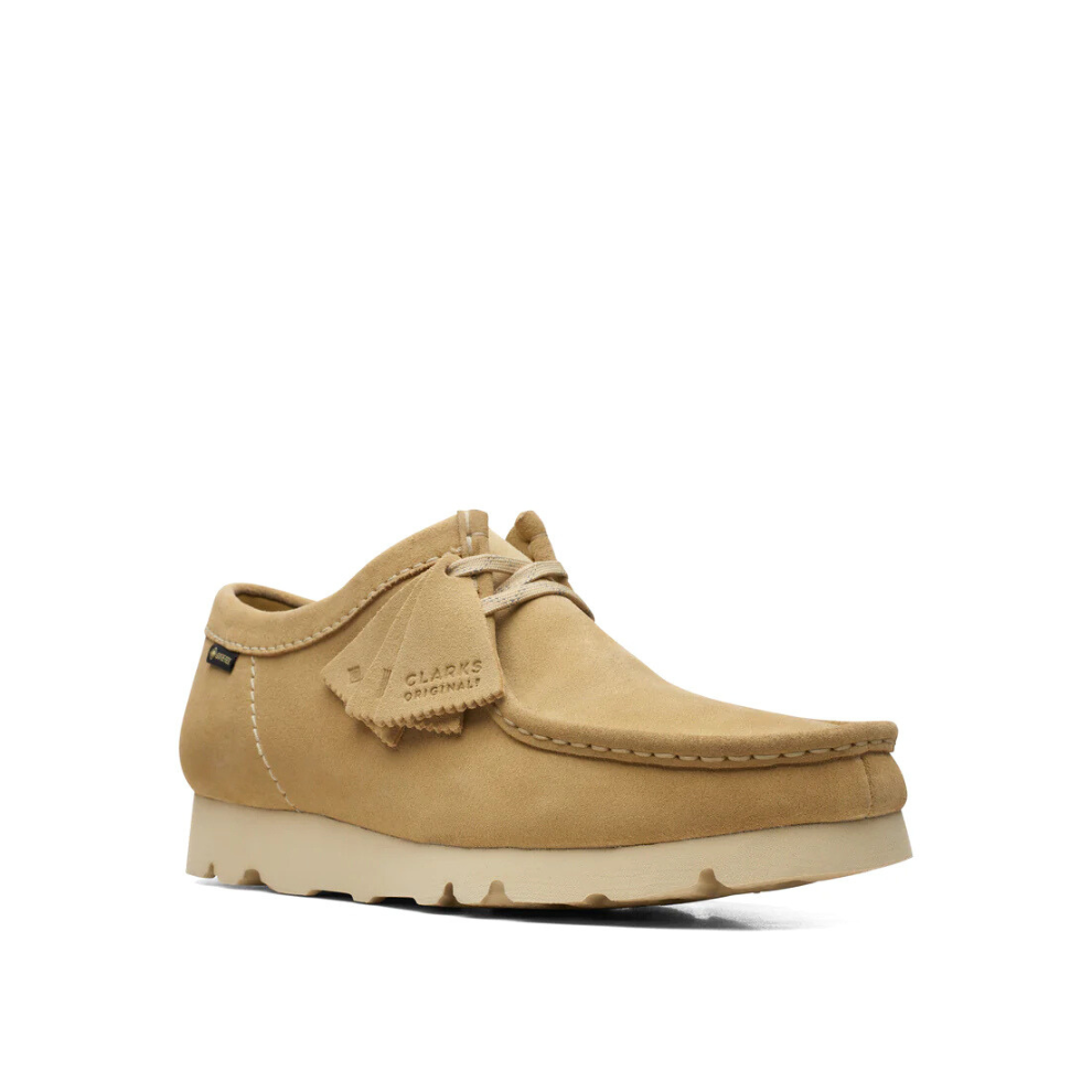 Buy Clarks Wallabee GTX derby lace-up in beige suede | Krewsa South Africa