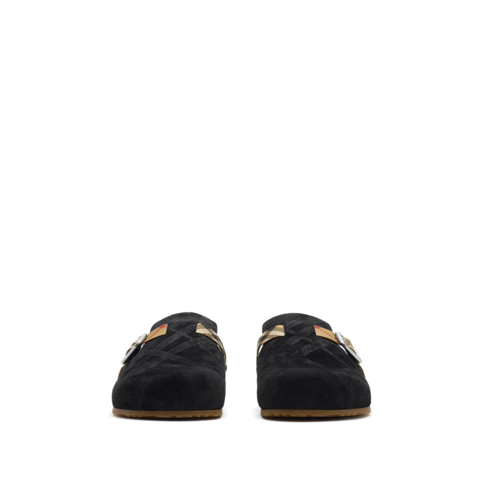 Buy Burberry Check Suede Urchin Clogs | Krewsa South Africa