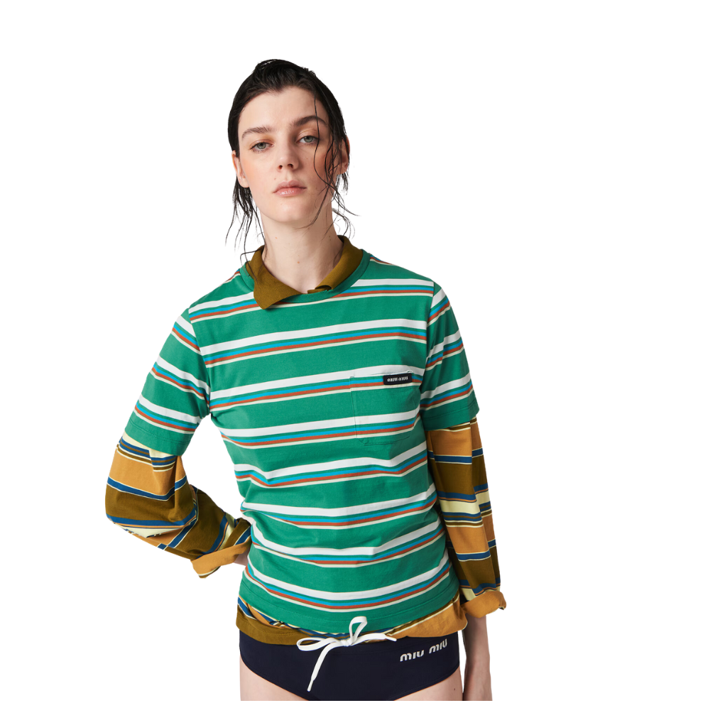 Buy MIU MIU Jersey T-shirt | Krewsa South Africa