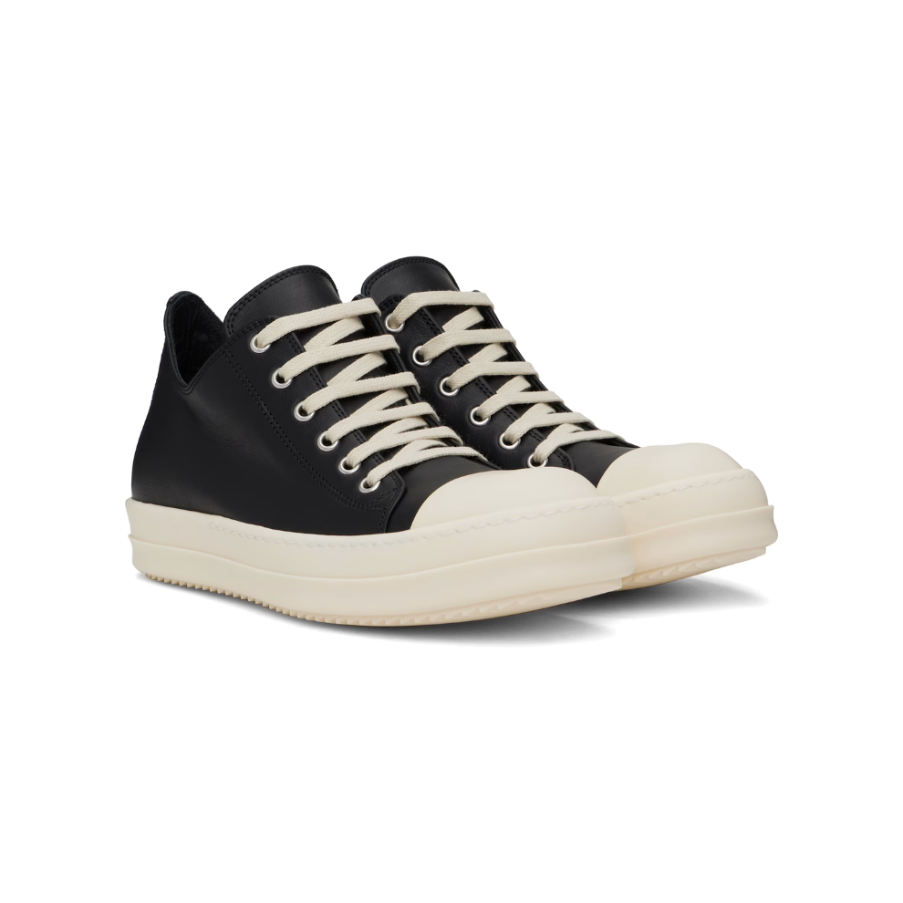 Buy Rick Owens Black Hollywood Low Sneaks Sneakers | Krewsa South Africa