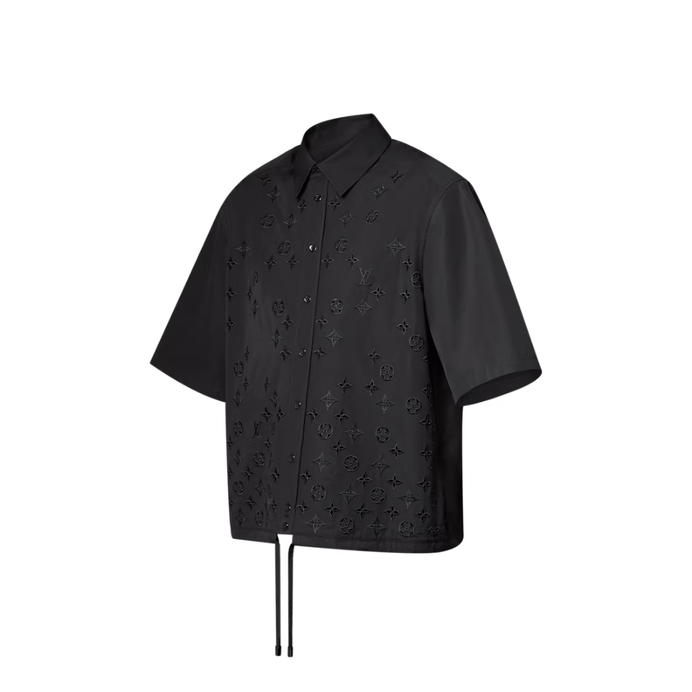 Buy Louis Vuitton Monogram Flowers Embroidered Short-Sleeved Shirt | Krewsa South Africa