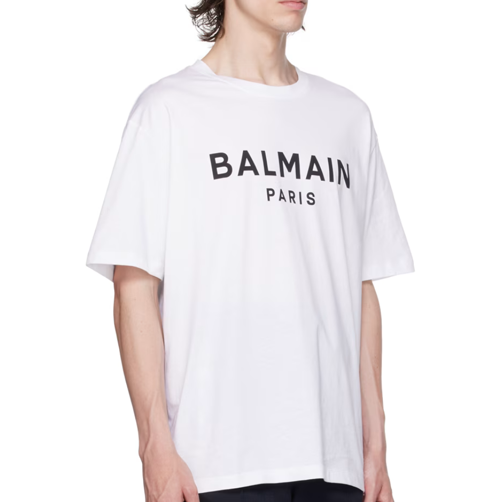 Buy BALMAIN White Printed T-Shirt | Krewsa South Africa