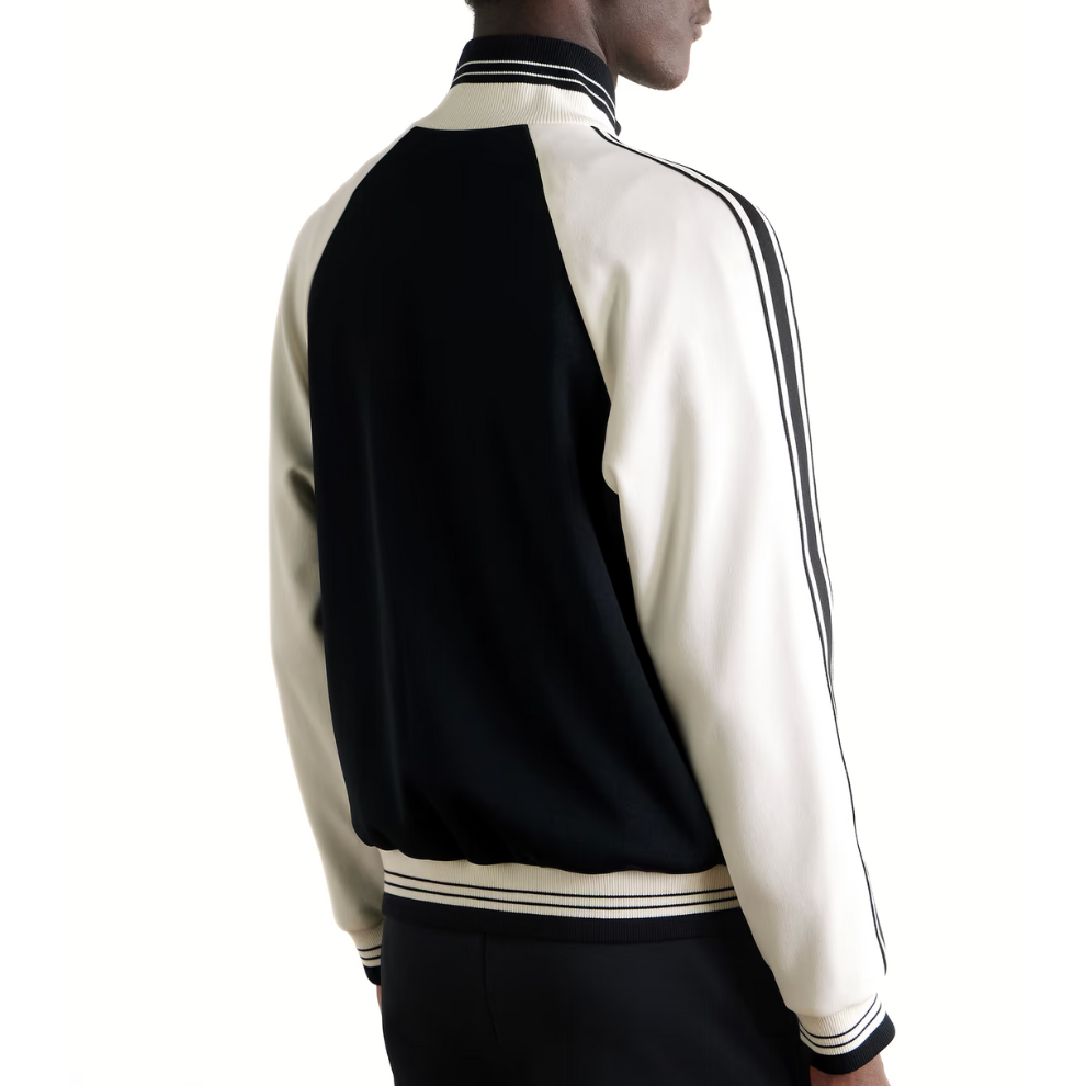 Buy CELINE HOMME Logo-Embroidered Striped Tech-Jersey Track Jacket | Krewsa South Africa