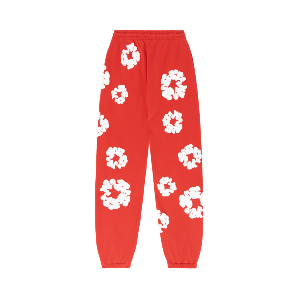 Buy Denim Tears (The Cotton Wreath) Sweatpants Red | Krewsa South Africa