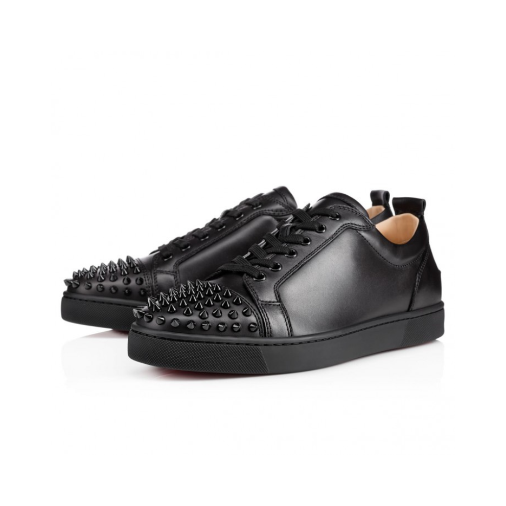 Buy CHRISTIAN LOUBOUTIN Louis Junior Spikes Sneakers - Calf leather and spikes - Black | Krewsa South Africa