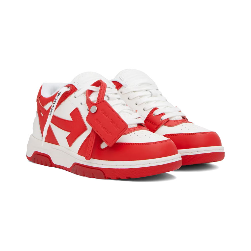 Buy OFF-WHITE Red & White Out Of Office Sneakers | Krewsa South Africa