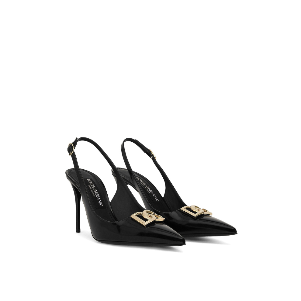 Buy Dolce & Gabbana Polished calfskin slingbacks | Krewsa South Africa