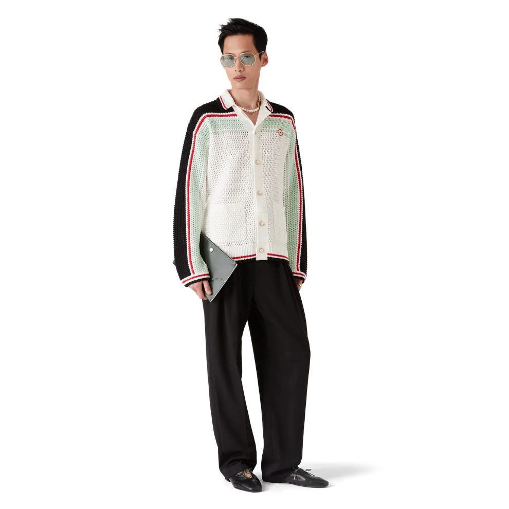 Buy Casablanca Cotton Tennis Crochet Shacket | Krewsa South Africa