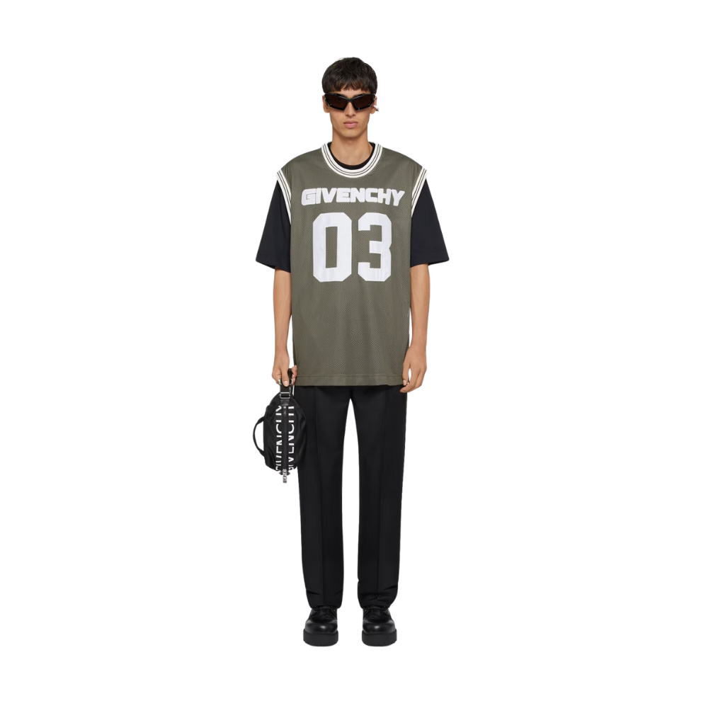 Buy GIVENCHY overlapped t-shirt in mesh and jersey | Krewsa South Africa