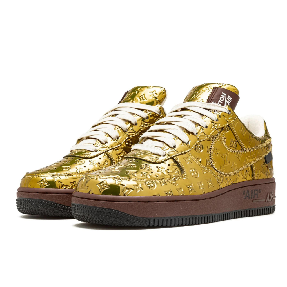 Buy NIKE LOUIS VUITTON AIR FORCE 1 LOW "Virgil Abloh - Metallic Gold" | Krewsa South Africa