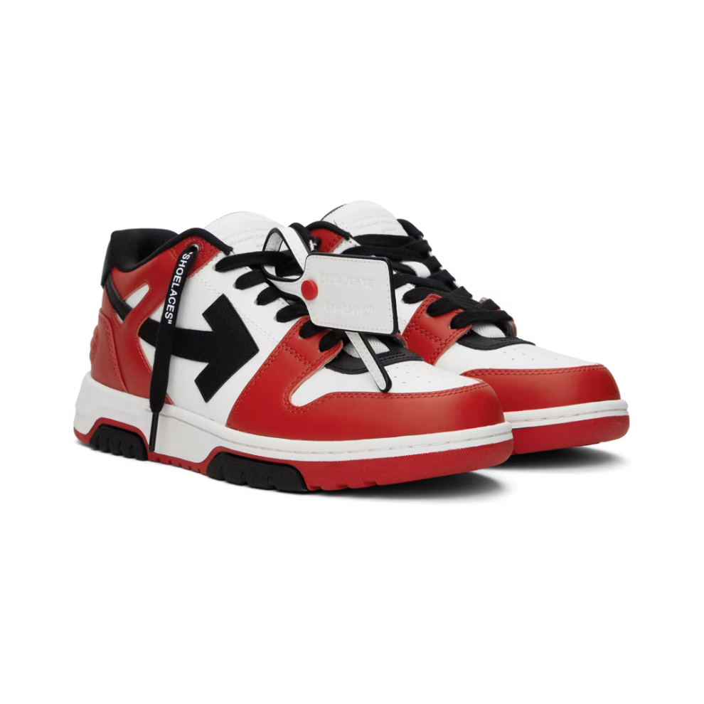 Buy OFF-WHITE Red & Black Out Of Office Sneakers | Krewsa South Africa