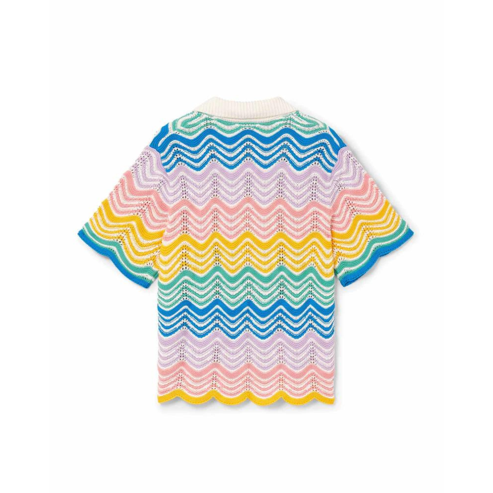 Buy CASABLANCA Gradient Wave Knit Shirt | Krewsa South Africa
