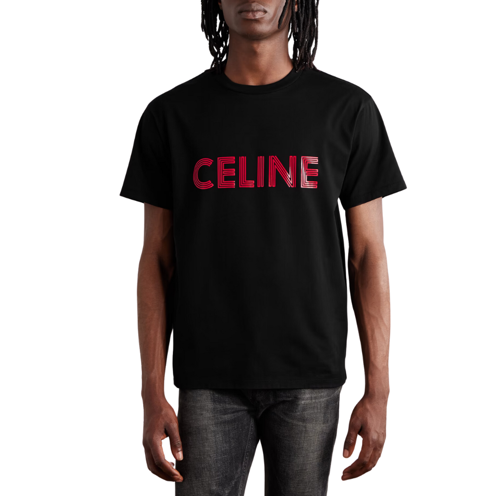 Buy CELINE Logo-Print Cotton-Jersey T-Shirt | Krewsa South Africa