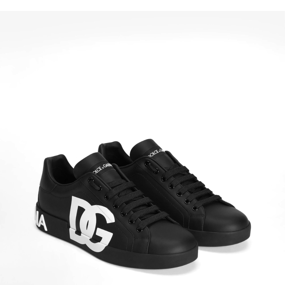 Buy DOLCE & GABBANA Calfskin nappa Portofino sneakers with DG logo print | Krewsa South Africa