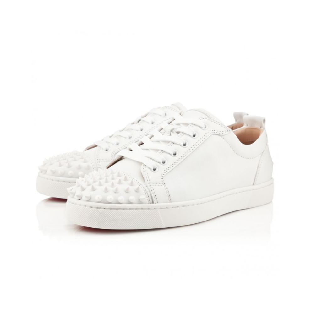 Buy CHRISTIAN LOUBOUTIN Louis Junior Spikes Sneakers - Calf leather and spikes - White | Krewsa South Africa