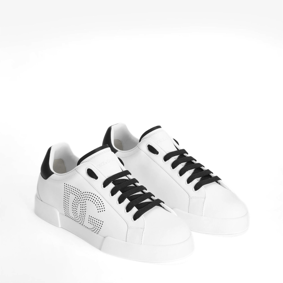 Buy DOLCE & GABBANA Calfskin nappa Portofino sneakers with DG logo print | Krewsa South Africa
