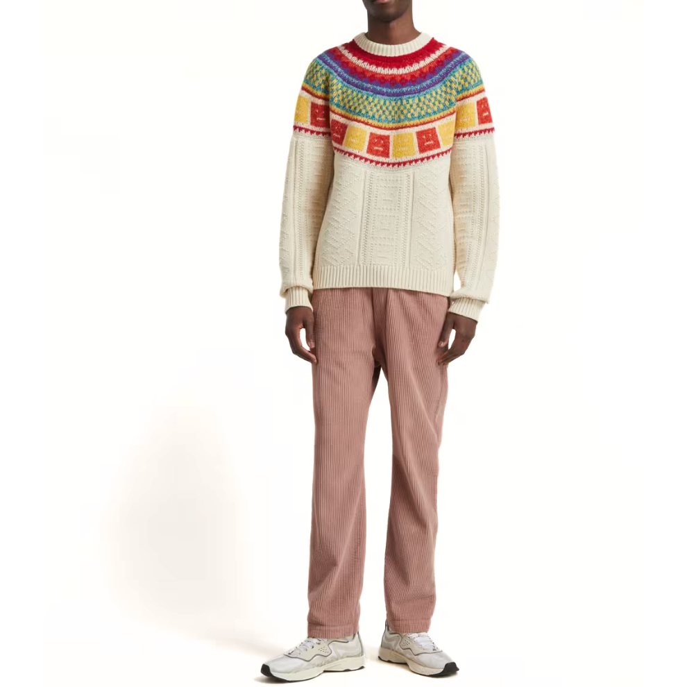 Buy Acne Studios Fair-Isle Rainbow Intarsia Knitted Jumper | Krewsa South Africa