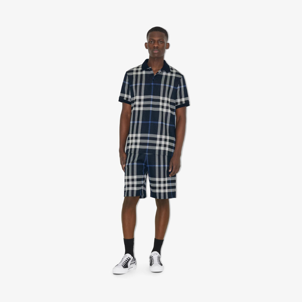 Buy BURBERRY Check Cotton Polo | Krewsa South Africa