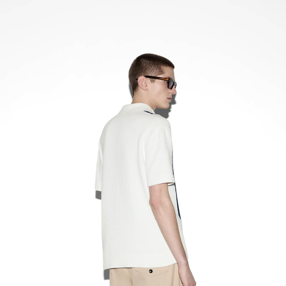 Buy GUCCI Cotton blend terry knit polo shirt | Krewsa South Africa